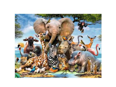 Puzzle 300 pi&egrave;ces xxl : mes amis d'afrique