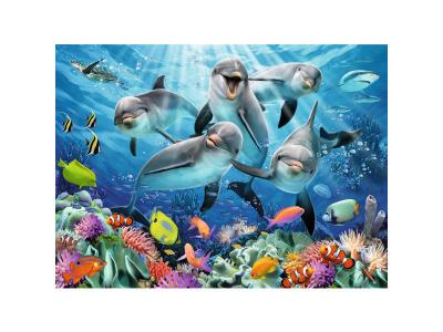 PUZZLE 500 P - DAUPHINS SUR LE R&Eacute;CIF