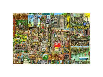 Puzzle 5000 pi&egrave;ces Ravensburger Ville bizarre Colin Thompson