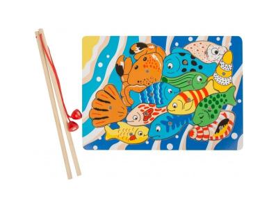 Small Foot Legler - 2019824 - Puzzle en Bois - P&ecirc;che &Agrave; La Ligne
