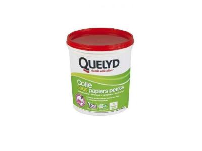 Quelyd Colle tous Papiers Peints en p&acirc;te avec Indicateur color&eacute; 1 kg