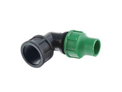GF 06602 Raccord Coude Sortie Femelle pour Tuyau Noir 16 mm