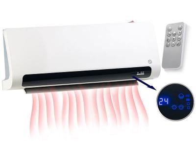 Radiateur soufflant c&eacute;ramique mural 2200 w avec thermostat num&eacute;rique lv-800. W