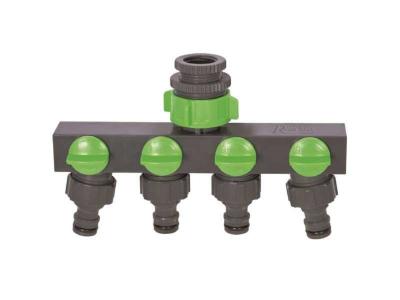 Ribimex - Nez de robinet bimati&egrave;re 4 circuits