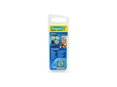 Lot de 20 oeillets acier Diam.4 RAPID