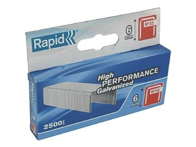 Rapid - agrafes 53/14mm Galva Boite carton 2500