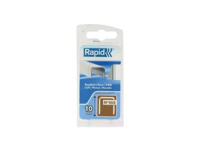 Agrafes 958/10mm Galva Blister etroit 1600 Rapid