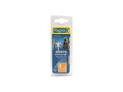 Rivets Etanches diam4 x 12mm ALU - Blister de 50 + foret - Rapid