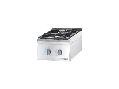 R&eacute;chaud &agrave; Gaz &agrave; Poser 2 Br&ucirc;leurs 8.5 kW (3.5 + 5) - G20 ou G30 - Stalgast