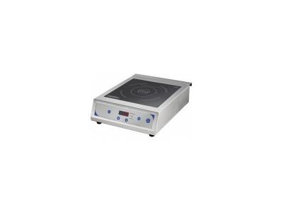 R&eacute;chaud induction digital en inox - 3,5 kW - Casselin 