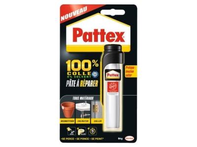 Pattex - Mastic &agrave; r&eacute;parer Epoxy tube de 64g 2668475 - Blanc