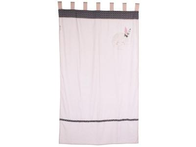Rideau En Coton 105 X 180 Cm Miss Chipie - Sauthon