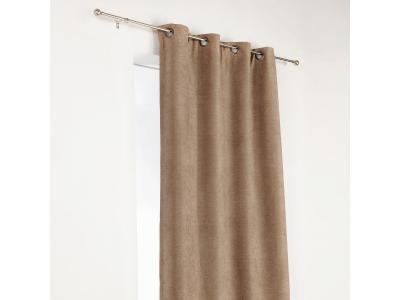Linder Panneau Oeillets, Polyester, Bleu Bleuet, 140x260 cm