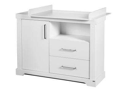 ROBA Commode &agrave; langer ""Maxi""avec plan &agrave; langer amovible - 2 tiroirs 1 porte 1 compartiment
