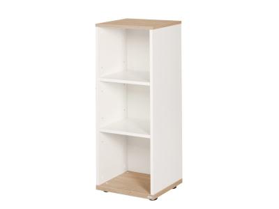 ROBA &Eacute;tag&egrave;re pour Chambre de B&eacute;b&eacute; ""Pia"" - Cube de Rangement &agrave; 3 Cases - Blanc/Ch&ecirc;ne ""San Remo