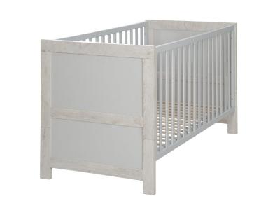 Roba Lit b&eacute;b&eacute; &eacute;volutif en bois et r&eacute;glable en hauteur Mila 70x140
