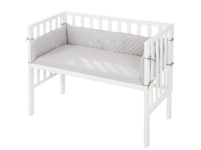 ROBA Berceau Cododo ""roba Style"" 2 en 1 + Matelas - Tour de lit et Barri&egrave;re - Blanc