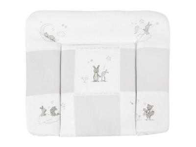 ROBA Matelas &agrave; Langer Doux ""Fox & Bunny"" - 85x75 cm -Rev&ecirc;tu PU - Pour Filles et Gar&ccedil;ons