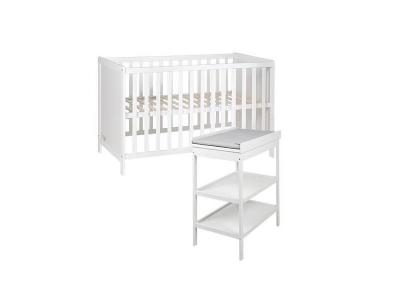 ROBA Chambre B&eacute;b&eacute; Duo ""roba Style"" : Lit cododo 60x120 + Table &agrave; langer