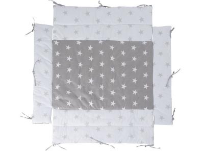 Tour de parc universel collection 'Little stars' 100x75cm - Blanc