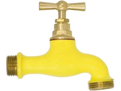 Boutt&eacute; Jaune Robinet Laiton de Couleur-Entr&eacute;e 15 x 21 Nez 20 x 27