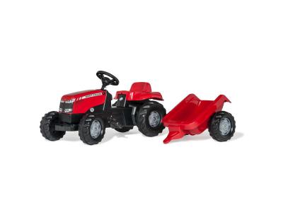 Rolly Toys tracteur escaliers RollyKid Massey Ferguson rouge junior