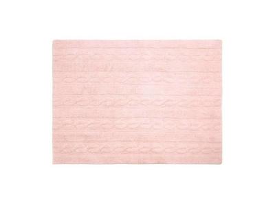 Tapis lavable Braids rose S - Lorena Canals