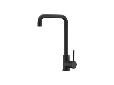 Rousseau robinet mitigeur de cuisine kiloo - sans douchette - noir