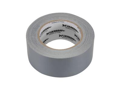 Fixman - adh&eacute;sif toil&eacute; ultra robuste 50 mm x 50 m argent&eacute; 188824