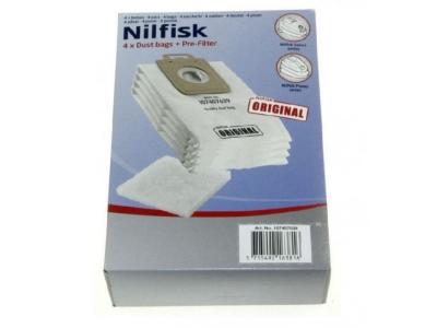 Sac aspirateur microfibre x4 pour aspirateur nilfisk