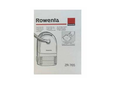 ROWENTA. SAC PAPIER PAR 6 AVEC 1 FILTRE. Ref: ZR765