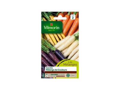 Vilmorin - Sachet graines Carottes m&eacute;lange de couleurs