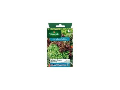 Vilmorin m&eacute;lange graines de laitue a couper bowl verte et rouge