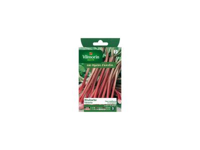 Vilmorin 3182670119859 3910242 Rhubarbe Victoria, Vert/Rouge, 90 x 2 x 140 cm