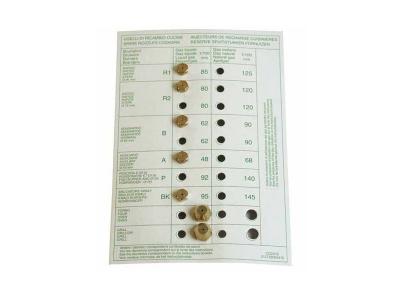 Sachet Injecteurs Gaz Butane Pour Cuisiniere Siltal - 39615