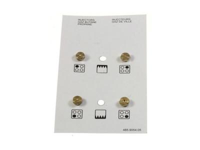 Sachet injecteurs gaz butane pour cuisiniere Beko 4431100102