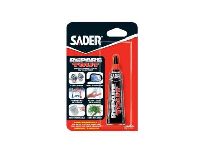 Sader - Mastic r&eacute;pare tout gel - 20 g