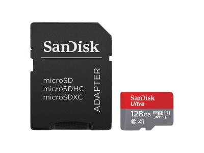 SanDisk Ultra 128 Go MicroSDXC UHS-I Classe 10 - Neuf