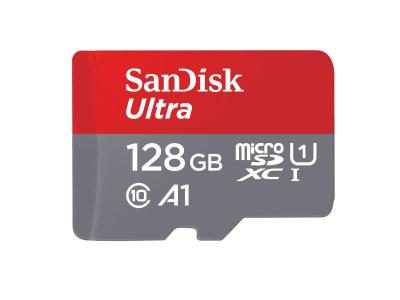 Ultra microSDXC 128Go + Adaptateur SD