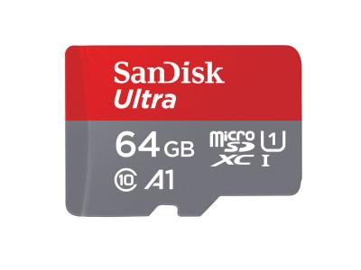 Ultra microSDXC 64Go + Adaptateur SD