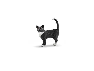 Schleich Farm Life Cat Standing Noir From 3 Years