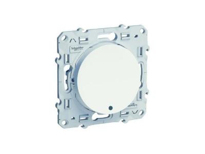 Interrupteur va et vient lumineux Odace 230 V blanc