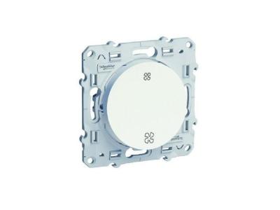 Interrupteur commande VMC - 2 vitesses - SCHNEIDER Odace - blanc