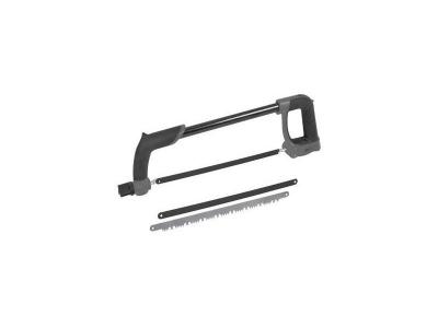 Scie metaux 30cm pro + 3 lames bois,m&eacute;taux fins, m&eacute;taux epais