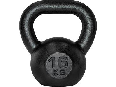 ScSPORTS Kettlebell Halt&egrave;re sph&eacute;rique en fonte Noir 8 kg - 16 kg