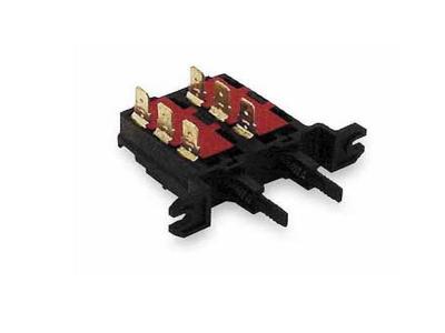 Selecteur 2 Touches 6 Cosses Pour Lave Linge Zanussi - 31106345600