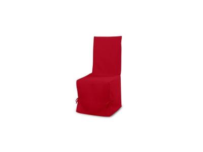 SOLEIL D'OCRE Housse de chaise Panama 50 cm rouge