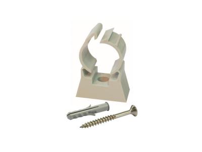 Clip de Fixation Simple + Cheville diam&egrave;tre 20 Paroi Creuse