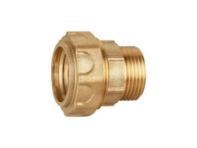 Raccord laiton droit Serrage Ext&eacute;rieur pour tube PE &Oslash;25 mm - M&acirc;le 3/4