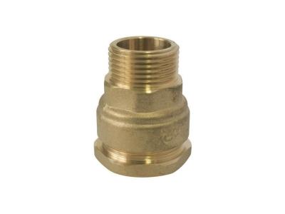Raccord laiton droit sumo pour tube pe &Oslash;32 mm - M&acirc;le 3/4 - brut